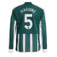 Moški Nogometni dresi Manchester United Harry Maguire #5 Gostujoči 2023-24 Dolgi Rokav